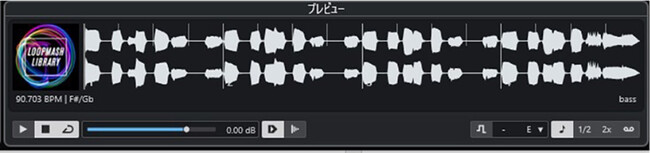 MediaBayのプレビュー