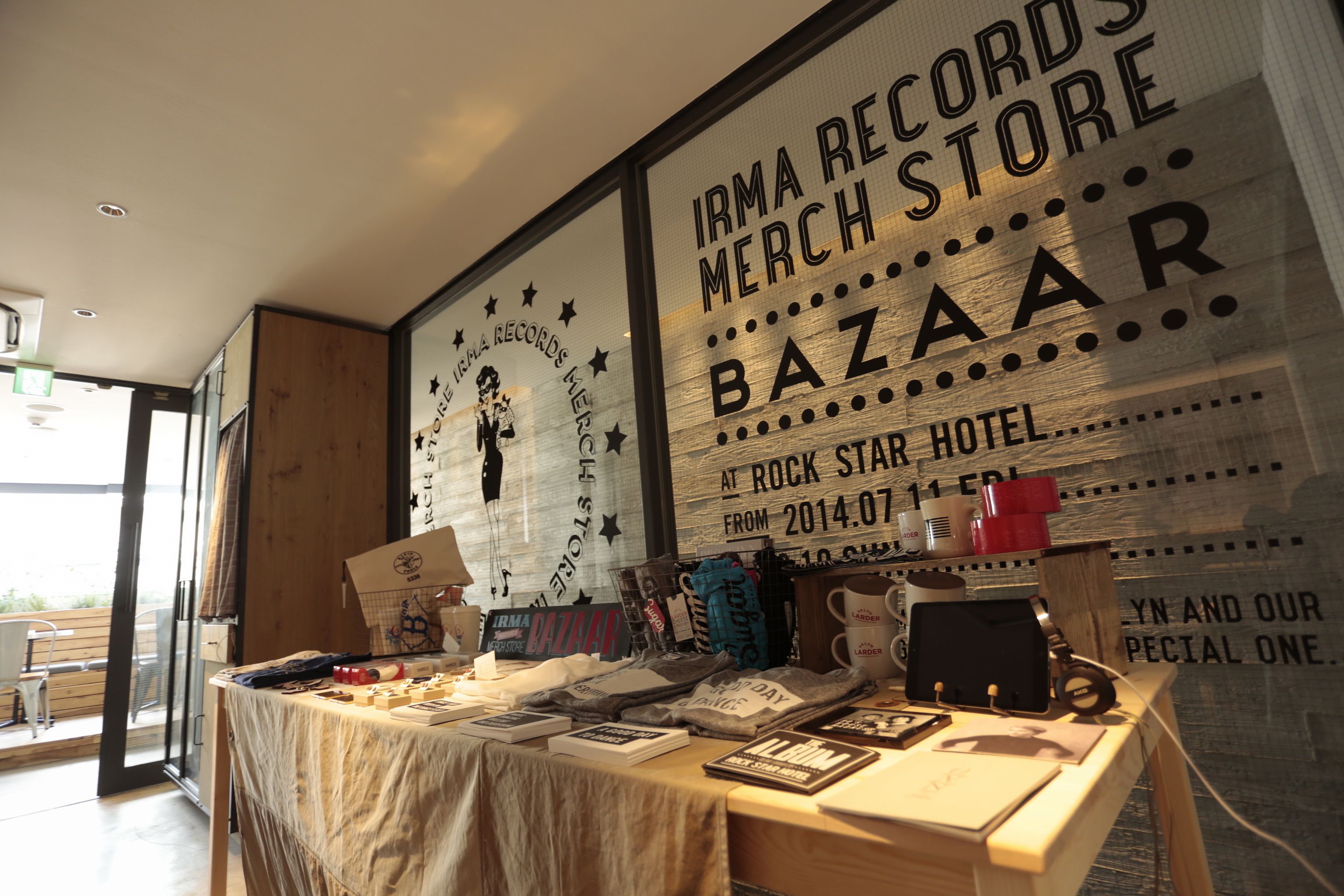 Rock Star Hotelにirma Recordsのポップアップショップが期間限定オープン ロックスターホテル マネジメント株式会社のプレスリリース