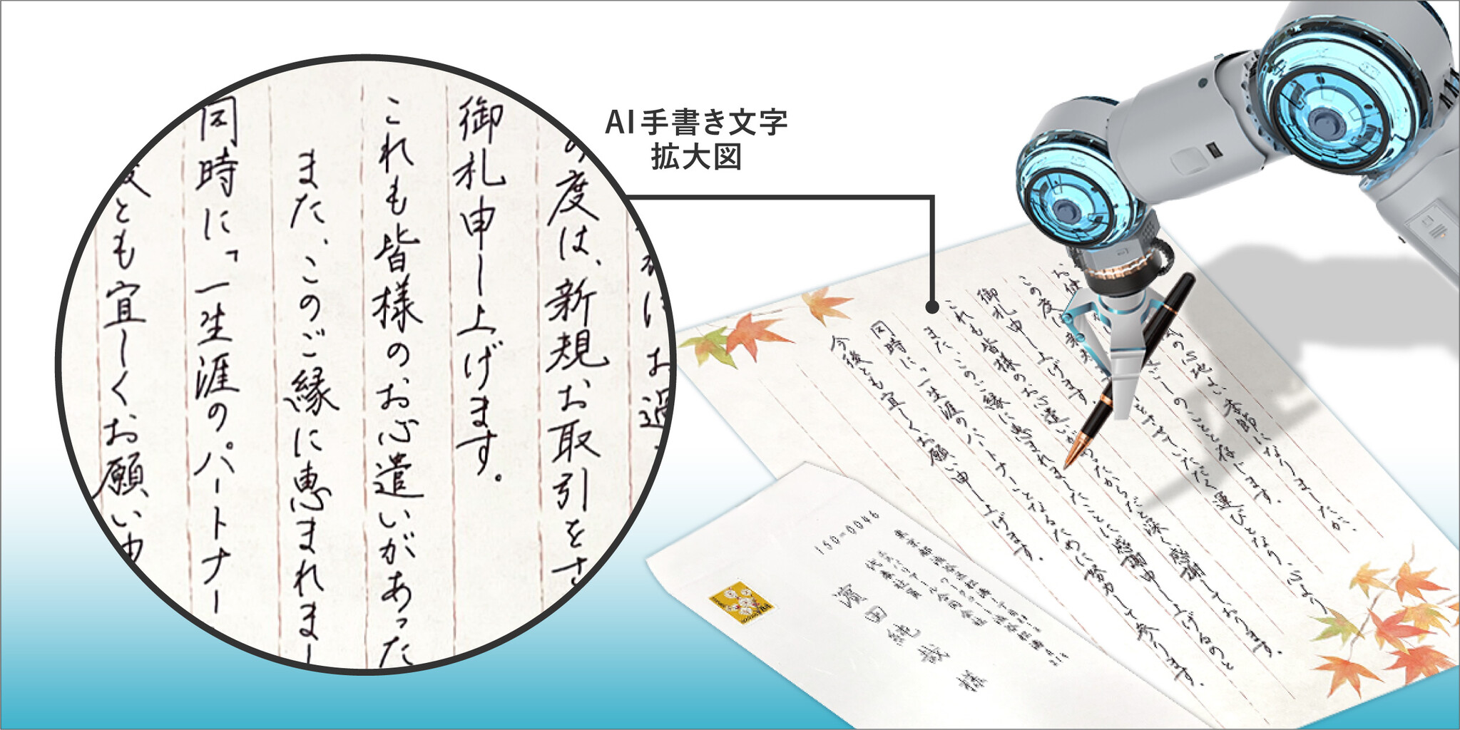 写真から筆跡を学習し ペンで代筆するai手書き 手書きくん を正式リリース エスパリアール合同会社のプレスリリース