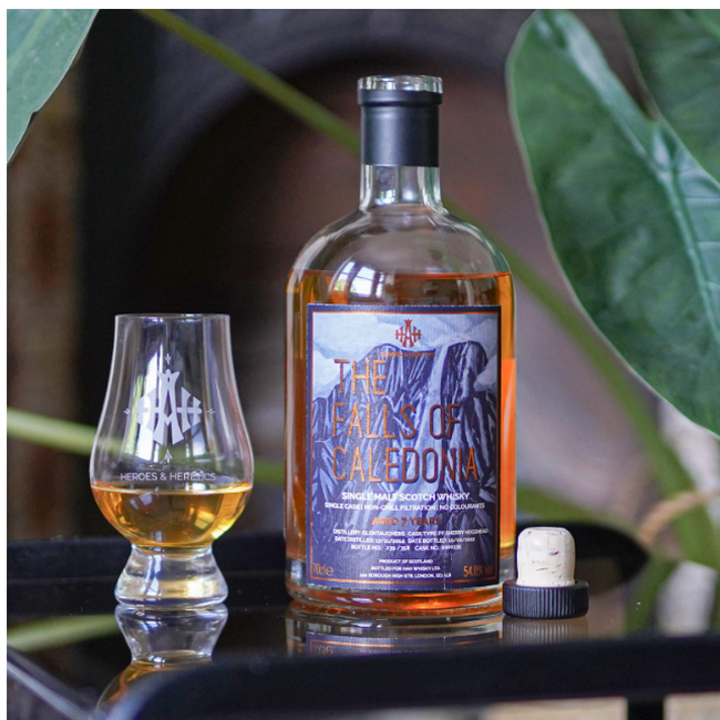 世界中で愛飲されるスコッチウイスキーの指定原酒「FALLS OF CALEDONIA 7YO FROM GLENTAUCHERS DISTILLERY (H&H)」が2/13日本初上陸