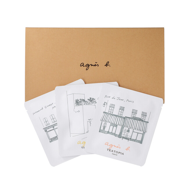 渋谷店、ニューヨーク・ソーホーのブティック、パリのルー ド ジュール店がモチーフになっています。