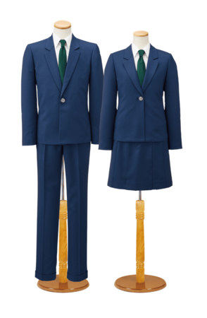 ハーフサイズのトンボ学生服縫製「帝丹高校」制服