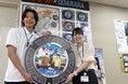 アニメ「MFゴースト」の聖地認定を記念し、新たなデザインマンホール蓋を設置しました！公道最速の伝説が、足元に！