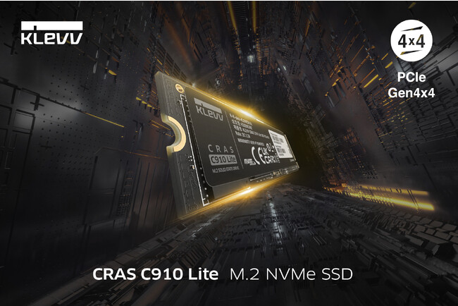 KLEVV、新製品のCRAS C910 Lite M.2 SSDを発売 企業リリース | 日刊