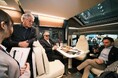 【AUTOMOBILE COUNCIL 2025】伝説のカーデザイナー ジョルジェット・ジウジアーロ氏もブース来場!ジウジアーロ氏がデザインしたイタリア製の豪華モーターホーム「LAIKA」を見学
