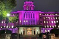 デフリンピック「さくらキャンペーン」として県庁本庁舎や県内市町村施設をピンクにライトアップします
