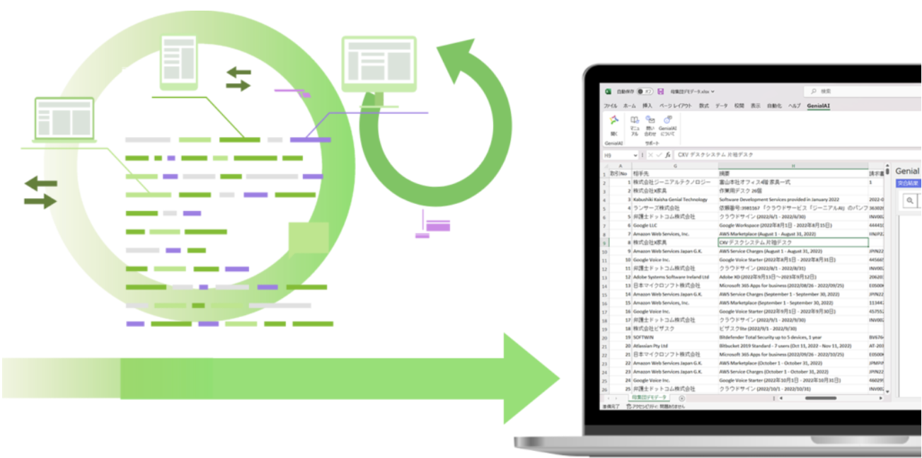 監査法人向けAI証憑突合システムを手掛けるジーニアルテクノロジーが