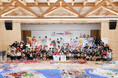社会福祉法人征峯会×筑西市誕生20周年記念事業 第2弾|地域の子ども達と知的障がい者が共同で絵を描き3×7mの巨大アートパネル制作