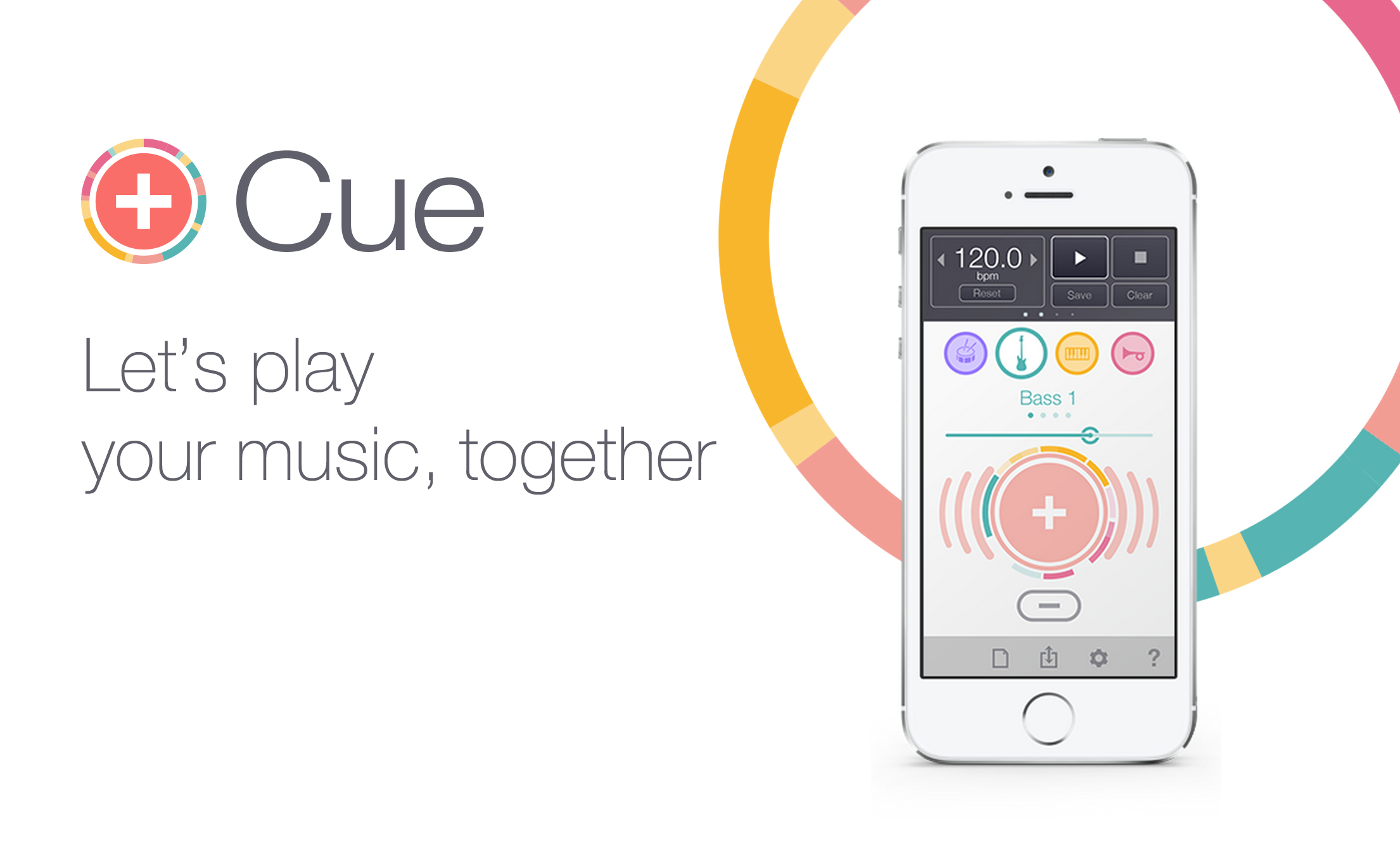 振って簡単に音楽が演奏出来るiphoneアプリ Cue キュー バージョン1 0 3を2月6日リリース 株式会社ブリックスのプレスリリース