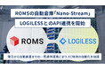 ROMSの自動倉庫「Nano-Stream」、初のシステム連携パートナーとしてLOGILESSとのAPI連携を開始