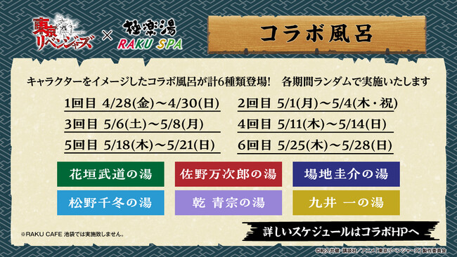 TVアニメ『東京リベンジャーズ』コラボ第二弾開催決定！浴衣姿の