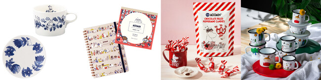 写真左から ブルーフローラ プレート 770円 マグ 1,650円 ホールマーク ノート 715円 メモ 572円 ファッツェル キャンディー 972円 ムールラ ホーローマグ 2,200円~ 写真左から ブルーフローラ プレート 770円 マグ 1,650円 ホールマーク ノート 715円 メモ 572円 ファッツェル キャンディー 972円 ムールラ ホーローマグ 2,200円~