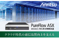 クラウド時代の通信品質向上へ—10Gbit/s対応 高精度帯域制御装置「PureFlow ASX」の販売開始