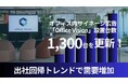 出社回帰トレンドでオフィス内サイネージ広告「Office Vision」の設置台数が1,300台を突破!