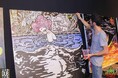 ハビエル・マリモン・ベラスケス氏が瀬戸谷小で出張授業