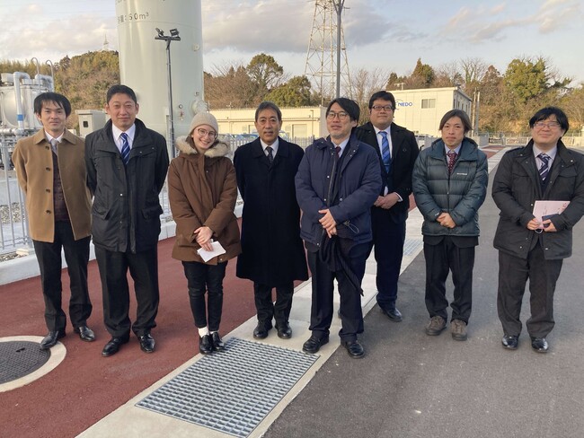 カーボンリサイクル実証研究拠点　ご見学の様子