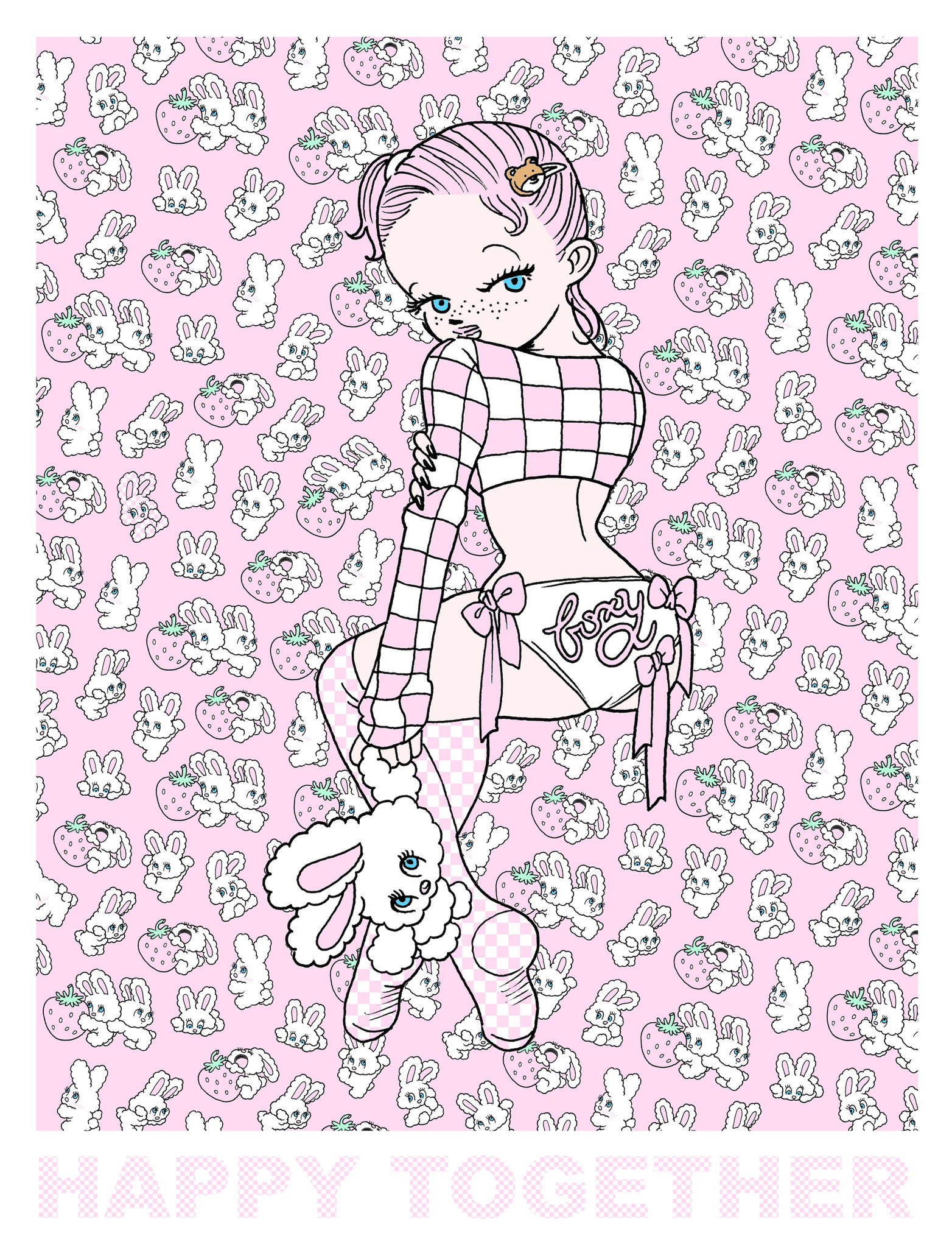 Oil By 美術手帖ギャラリー 人気イラストレーターfoxy Illustrations個展 Happy Together を1月2日より開催 美術出版社のプレスリリース