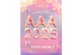 「IDOL CHAMP」にてAAA 2025 人気賞 決勝投票進行中!