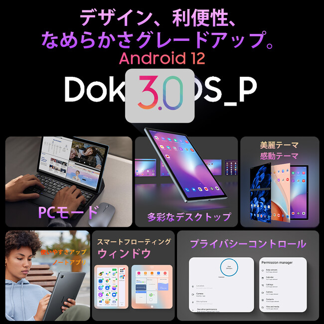 値下げ！Amazon Android 12 タブレット 14GB+256GB 、Blackview