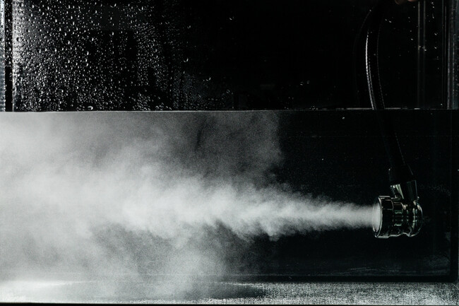 きめ細かな泡が発生 きめ細かな泡が発生