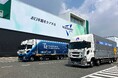 アース製薬「MONDAMIN」を鈴与のトラックとT2の自動運転トラックで中継輸送