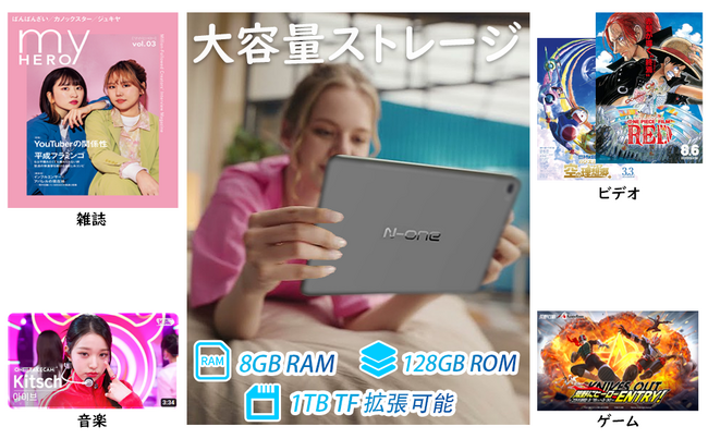 8GB+128GB｜新品登場！8コアＴ616高性能タブレット初売り、限定￥19877