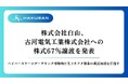 株式会社白山、古河電気工業株式会社への株式67%譲渡を発表
