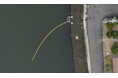 NPO法人クリーンオーシャンアンサンブル、河川ごみの海洋流出防止のための河川ごみ回収装置(1号機)の実証実験を実施しました