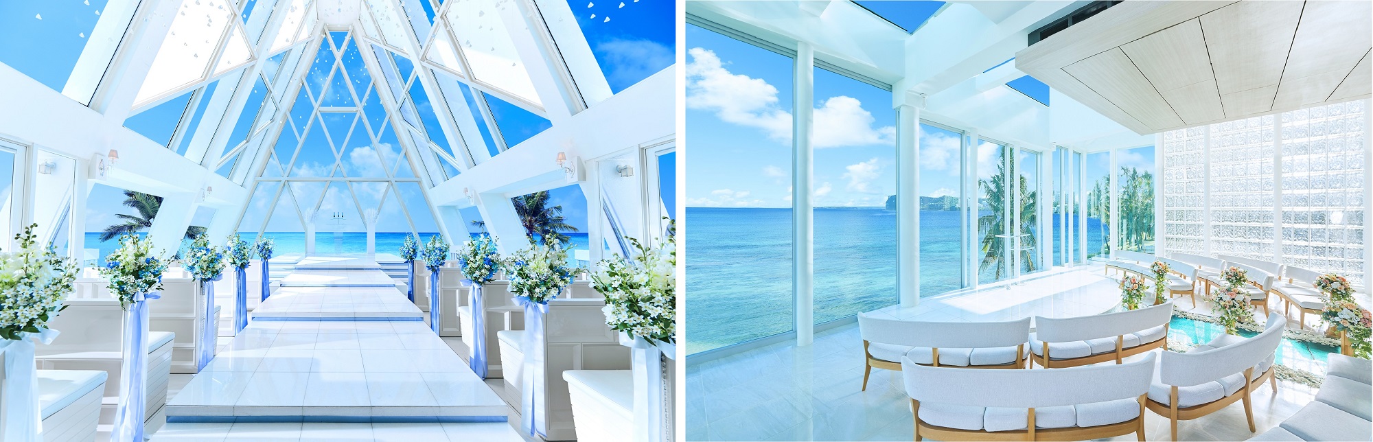 グアムに建つオン ザ ビーチの２つの人気挙式施設 ブルーアステール ルース デ アモール チャペル 19年7月1日 月 リニューアル ワタベウェディング株式会社のプレスリリース