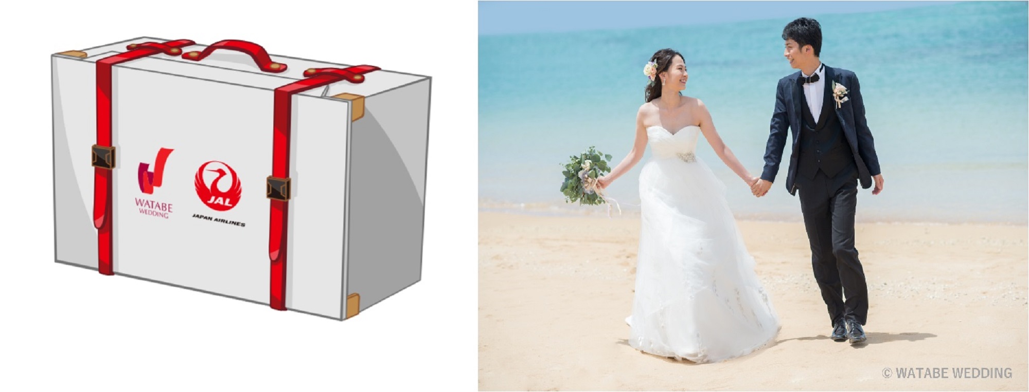 Jal ワタベウェディング ハワイ挙式をより安心で快適に Jal Wedding Dress Box 19年6月より新サービス開始 ワタベウェディング株式会社のプレスリリース