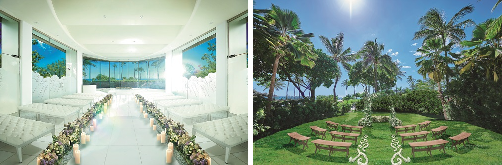 ハワイ・オアフ島コオリナ地区の人気チャペルがリブランド　「コオリナ アクア・マリーナ」2020年2月1日（土）誕生　新たにガーデンウェディング会場が登場！