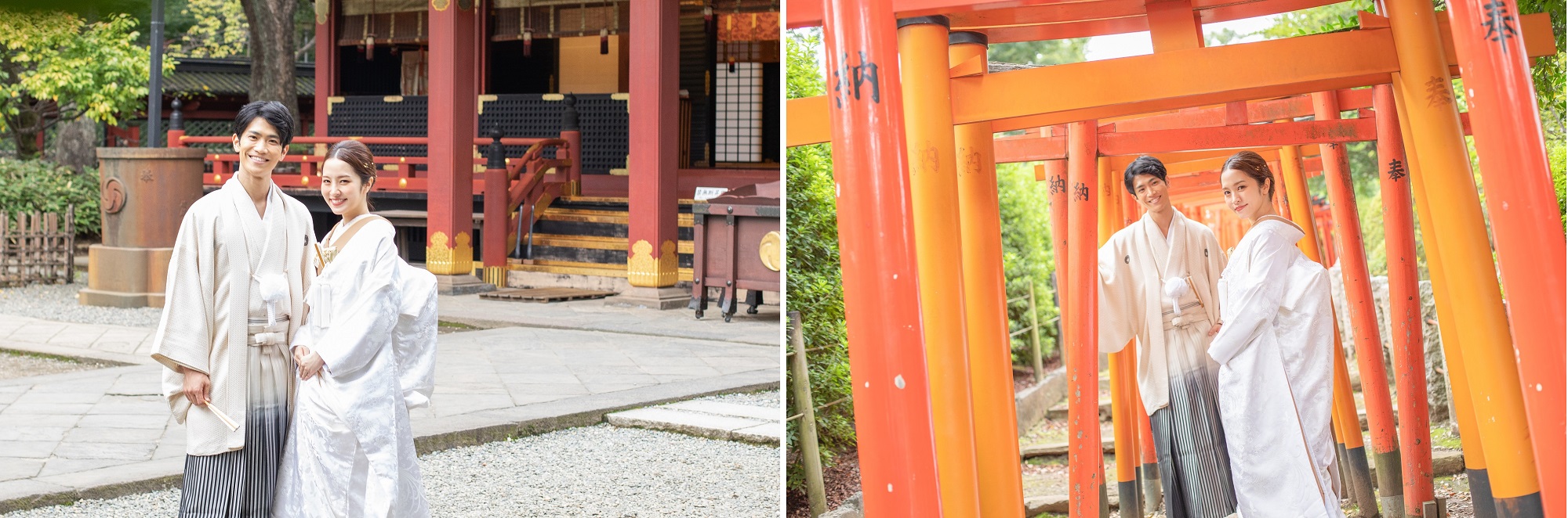 人気のフォトウェディングに厳かな神社でのプランが登場 根津 神社 ロケーションフォトプラン11月6日 金 販売開始 ワタベウェディング株式会社のプレスリリース