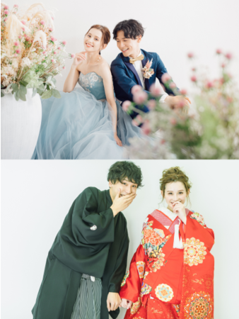 <フォトスタジオ撮影イメージ> <フォトスタジオ撮影イメージ>