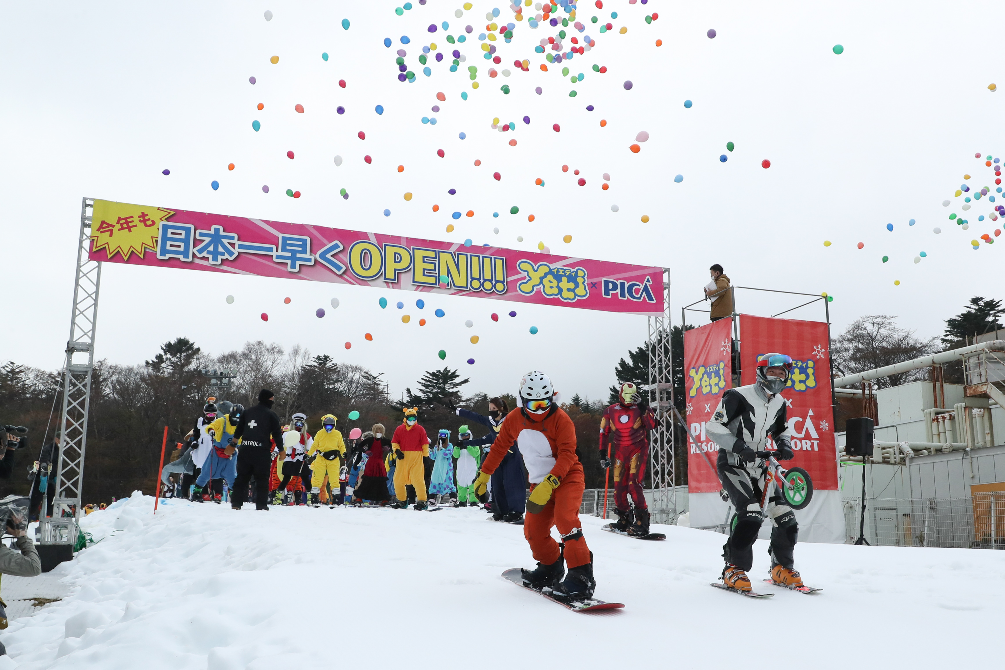 富士山2合目のスキー場 イエティ 22年連続で日本一早く本日10月30日 金 オープン 富士急行のプレスリリース