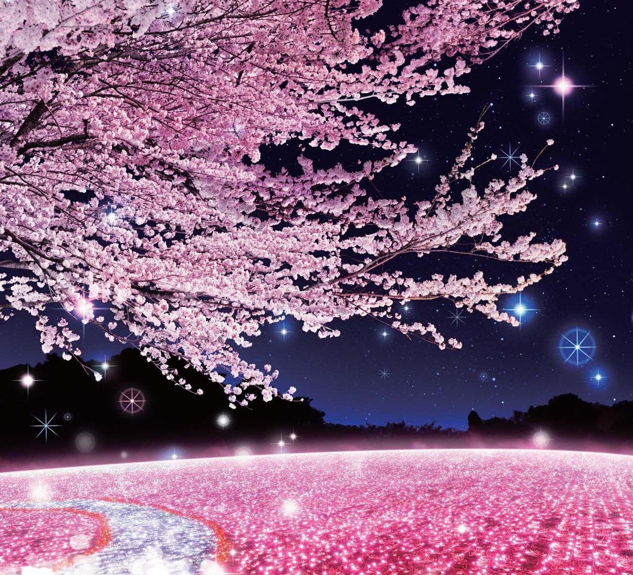 関東最大級300万球のイルミネーションと2 000本の桜のコラボレーション さがみ湖イルミリオン 夜桜イルミネーション 富士急行のプレスリリース
