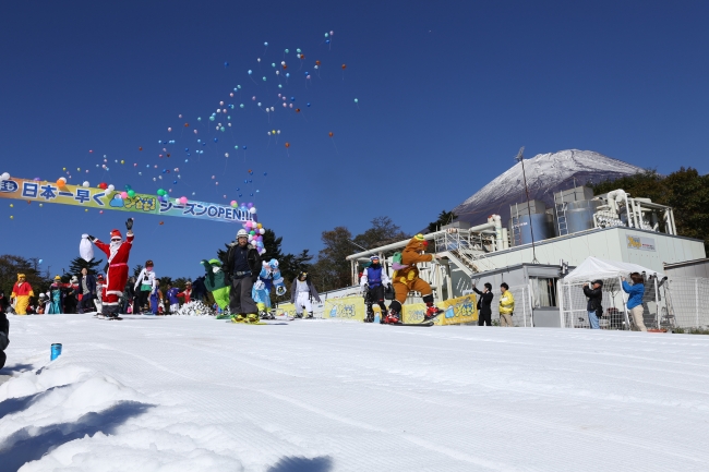 富士山2合目のスキー場 イエティ 年連続で日本一早く 10月19日 金 オープン 富士急行株式会社のプレスリリース