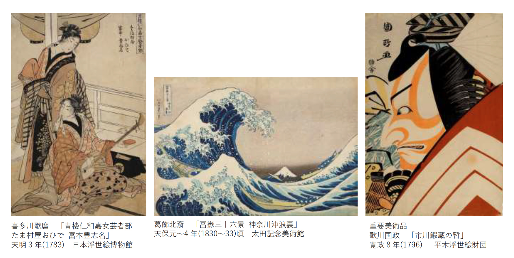 The Ukiyo E 日本三大浮世絵コレクション 日本経済新聞社のプレスリリース
