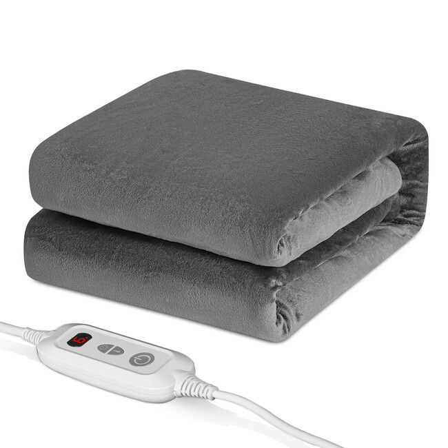 YINO life電気毛布 ダークグレー