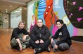 モード学園の学生がLVMHジャパンオフィスにウォールアートを制作