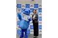 【鮫太朗、江東区民になる。】清水建設江東ブルーシャークスのマスコットに「特別住民票」授与!