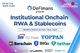 2026年3月3日（火）「Institutional Onchain – RWA & Stablecoins」登壇者決定！