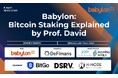 DeFimans、ビットコインステーキングプロトコルを開発したBabylon Labsと「Bitcoin Staking Explained by Prof. David」イベントを4月8日に開催!