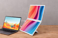14インチ2画面を手軽に追加できるモバイルダブルディスプレイの新色『Mac/Windows両対応 上下2画面拡張ポータブルモニター（ホワイト）』を発売