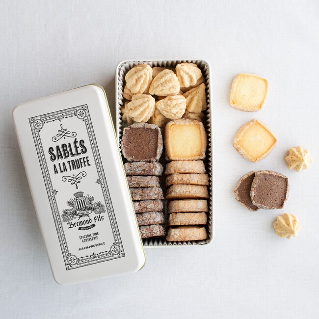 贅沢白黒トリュフのサブレ&メレンゲ(黒) 贅沢白黒トリュフのサブレ&メレンゲ(黒)