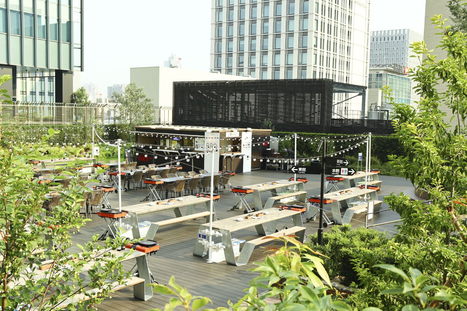 心地よい風が吹き抜けるオープンエアな屋上庭園で楽しむ 日本橋髙島屋s C qビアガーデン 4月21日 水 オープン Zetton Inc のプレスリリース