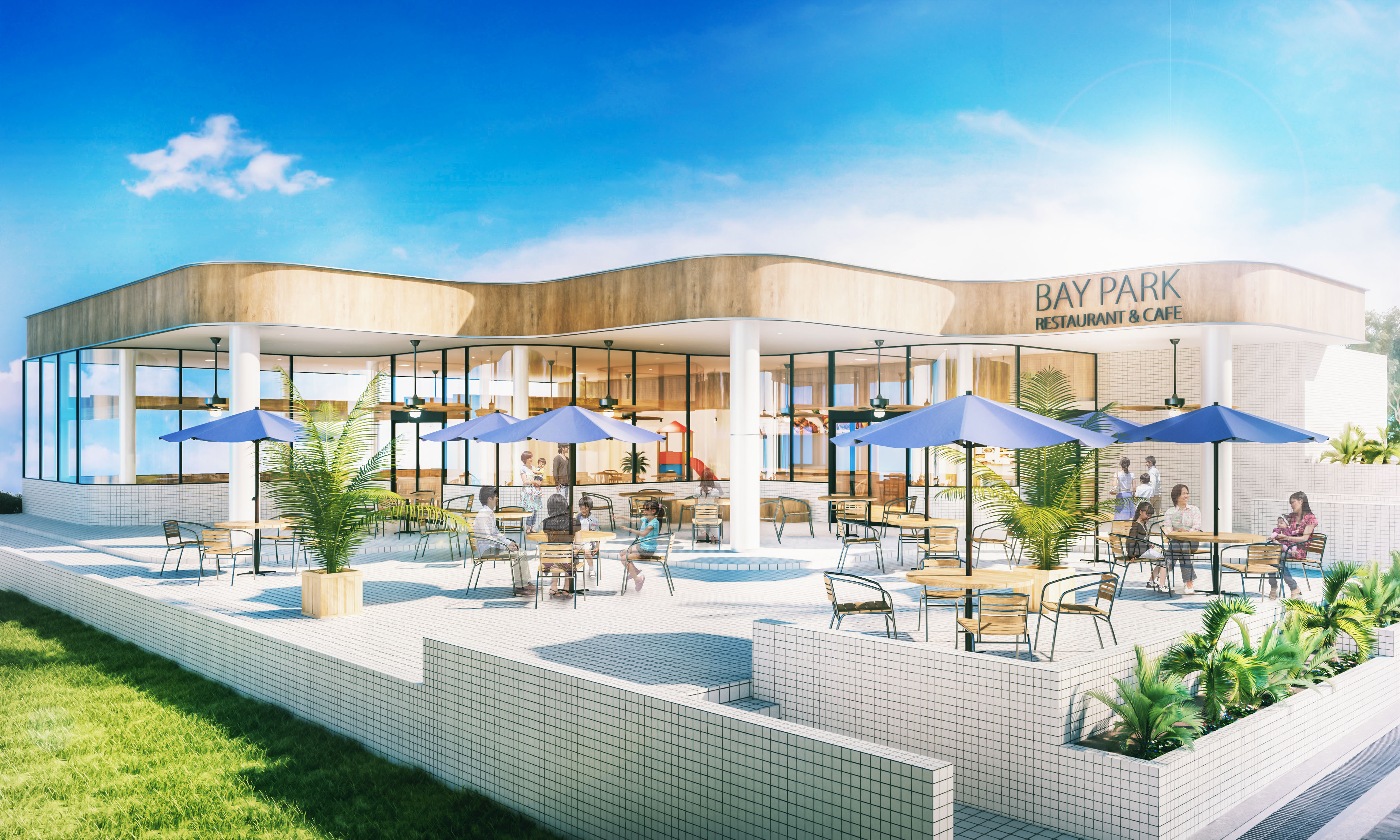 葛西臨海公園に新たなカフェ レストランが今春オープン プレミアムなbbqやパークウェディングも実施 Zetton Inc のプレスリリース