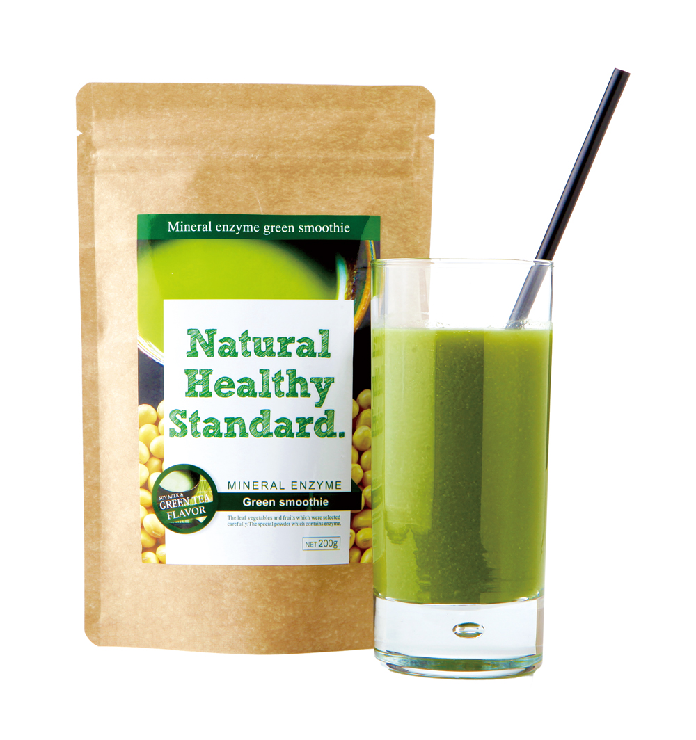 Natural Healthy Standard より 豆乳抹茶味 のグリーンスムージー新発売 株式会社テンダリーのプレスリリース