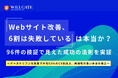 「Webサイト改善、6割は失敗している」は本当か？ウィルゲート、96件の検証で見えた成功の法則を実証