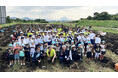 ~「未来へつなぐ味」を地域と共に~「ソラシドファーム枕崎」で保育園児・中学生と協働し、約100名でオリジナル焼酎用サツマイモ約5,000kgを収穫!