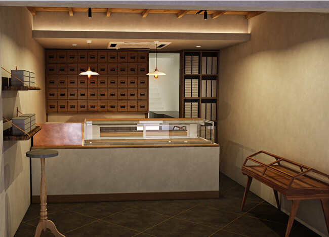 シンプルで洗練された空間(店舗パースイメージ) シンプルで洗練された空間(店舗パースイメージ)